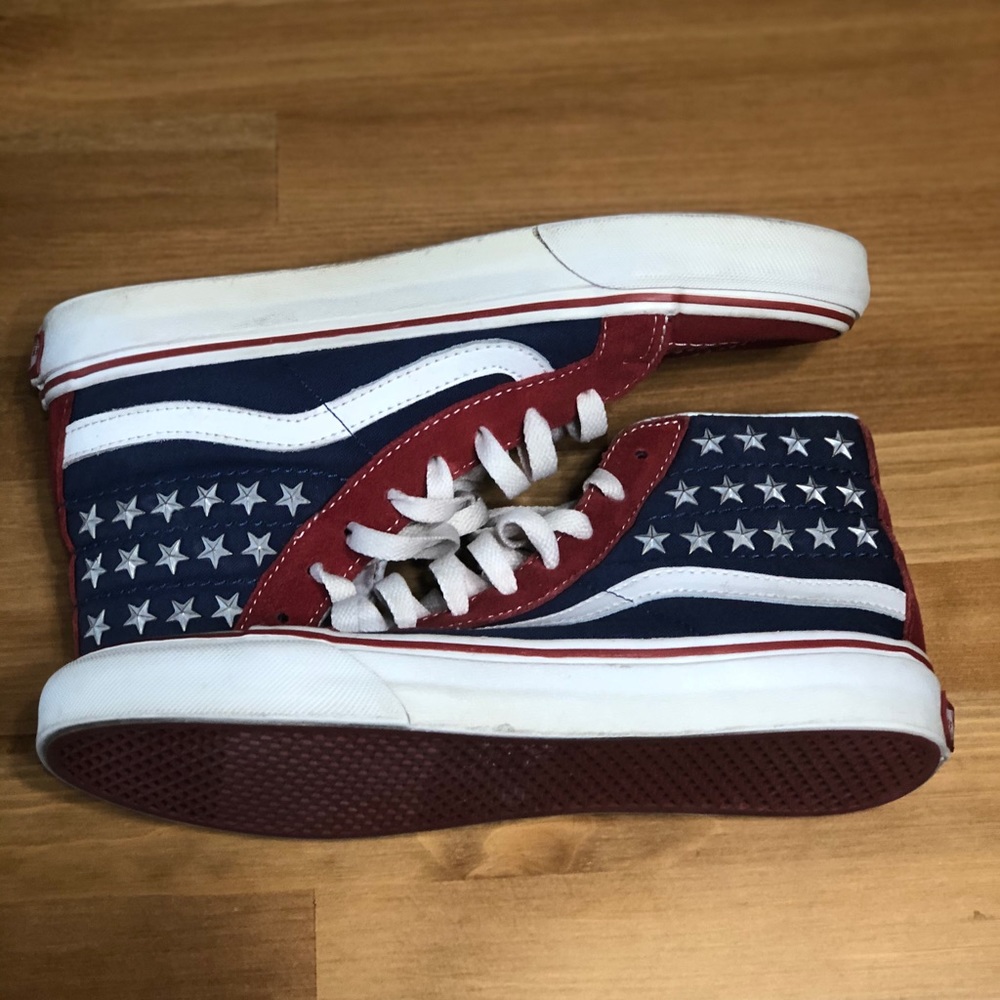 Vans Sk8-Hi Star studded womens sz 7